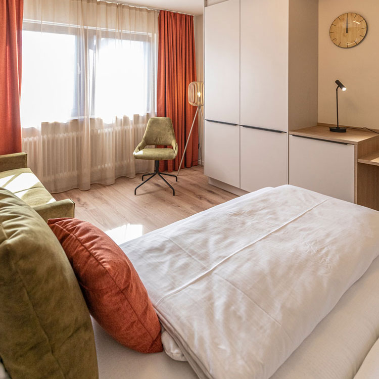 Blick ins Zimmer